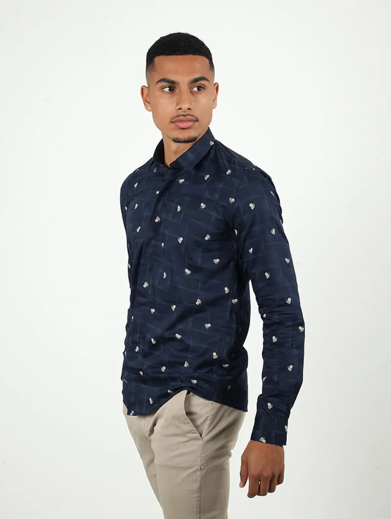 Chemise slim imprimé